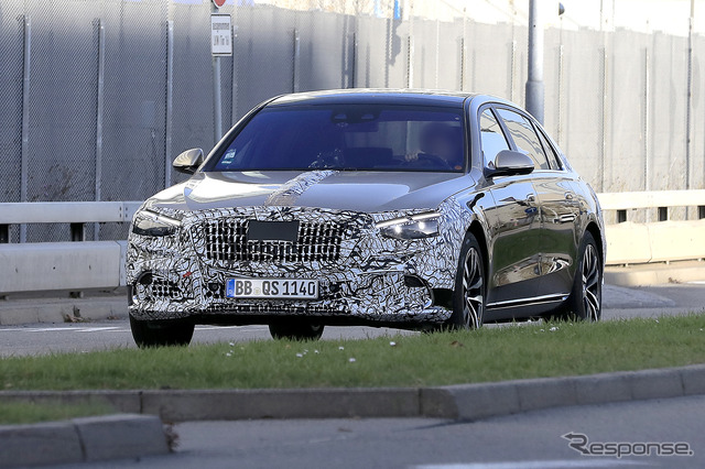 メルセデス マイバッハ Sクラス 新型プロトタイプ(スクープ写真)
