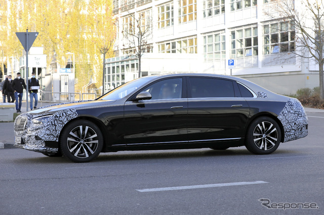 メルセデス マイバッハ Sクラス 新型プロトタイプ(スクープ写真)