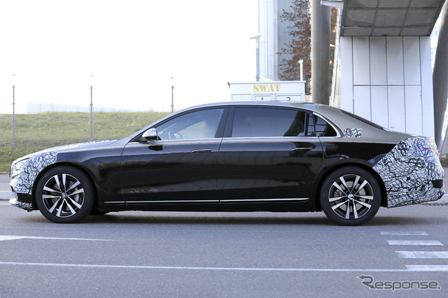 メルセデス マイバッハ Sクラス 新型プロトタイプ(スクープ写真)