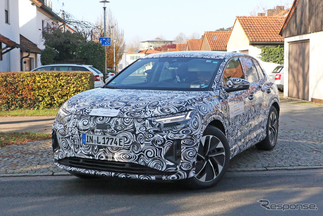 アウディ Q4 e-tron 市販型プロトタイプ (スクープ写真)