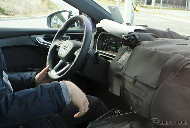 アウディ Q4 e-tron 市販型プロトタイプ (スクープ写真)