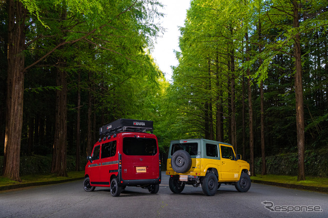 『N-VAN DENALI』(N-VANデナリ)と『JIMNY the ROOTS』(ジムニー ザ・ルーツ)