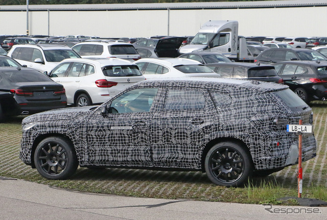 BMW X8 市販型プロトタイプ(スクープ写真)