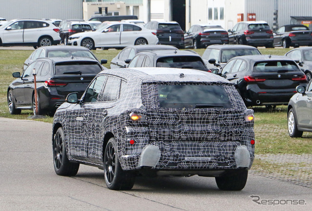 BMW X8 市販型プロトタイプ(スクープ写真)