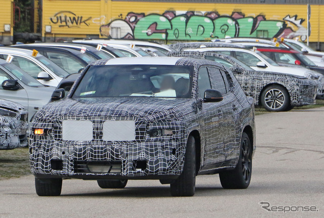 BMW X8 市販型プロトタイプ(スクープ写真)