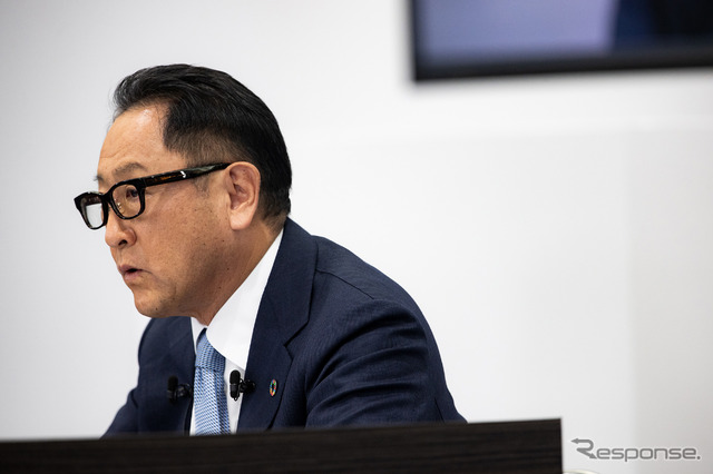 豊田章男社長（2021年3月期第2四半期決算説明会）