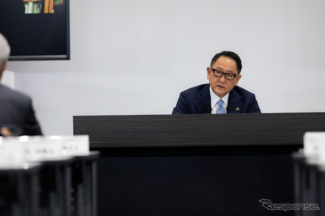 豊田章男社長（2021年3月期第2四半期決算説明会）