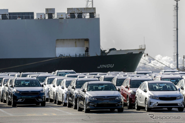 輸出される韓国車