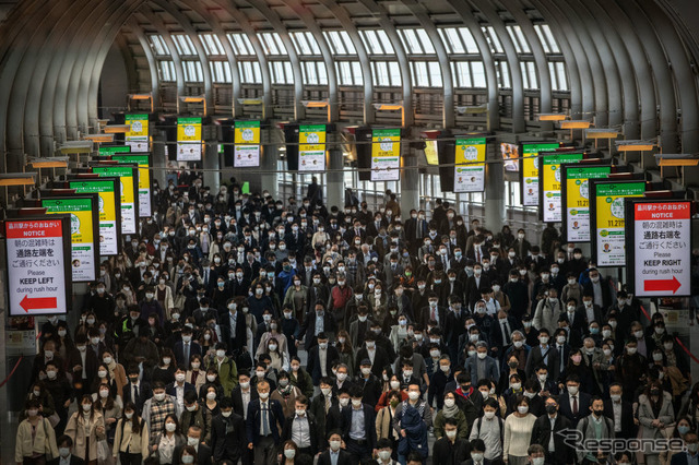 東京、品川駅(11月18日)