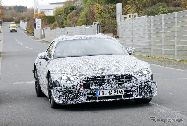 メルセデスAMG SL 次期型プロトタイプ（スクープ写真）