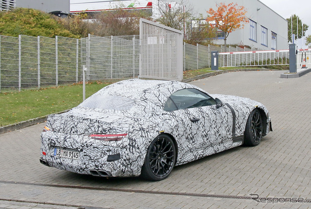 メルセデスAMG SL 次期型プロトタイプ(スクープ写真)