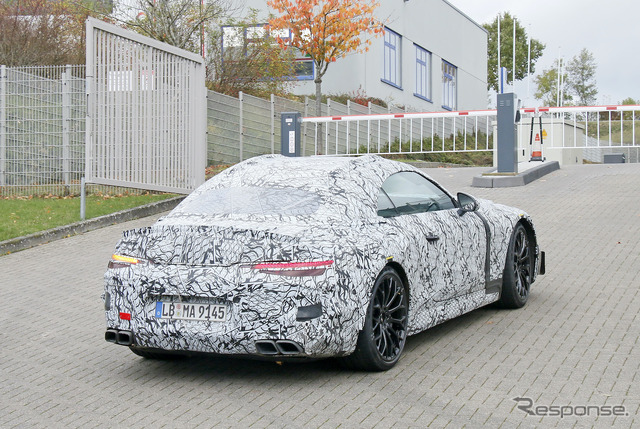メルセデスAMG SL 次期型プロトタイプ(スクープ写真)