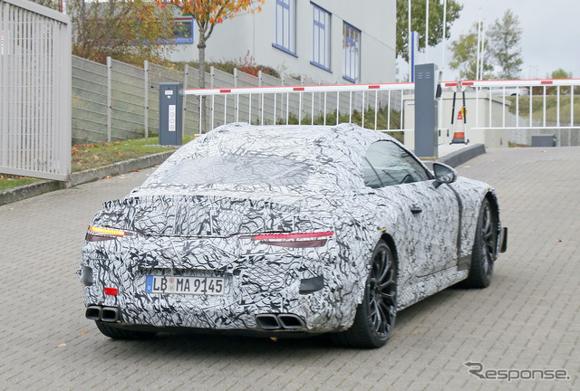メルセデスAMG SL 次期型プロトタイプ(スクープ写真)