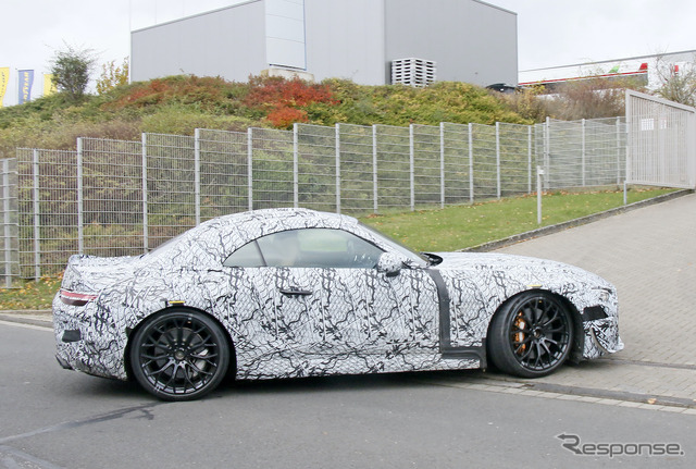 メルセデスAMG SL 次期型プロトタイプ(スクープ写真)