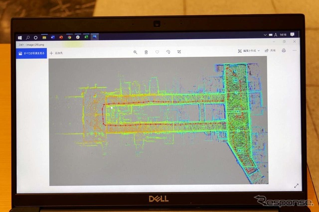 パトロが自律走行するのに3D高精度マップが採用されている