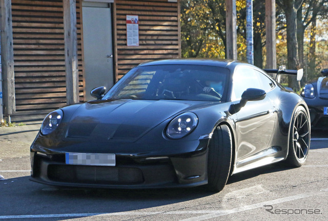 ポルシェ 911 GT3 次期型プロトタイプ（スクープ写真）