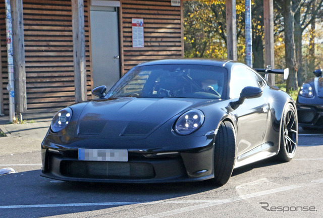 ポルシェ 911 GT3 次期型プロトタイプ（スクープ写真）