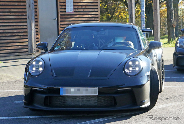 ポルシェ 911 GT3 次期型プロトタイプ(スクープ写真)