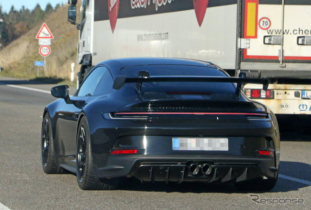 ポルシェ 911 GT3 次期型プロトタイプ(スクープ写真)