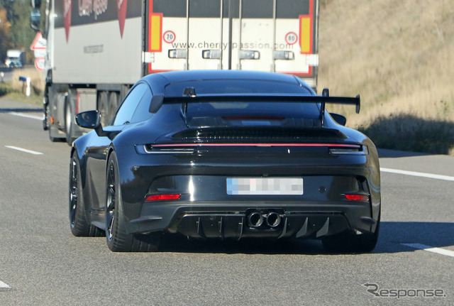 ポルシェ 911 GT3 次期型プロトタイプ（スクープ写真）