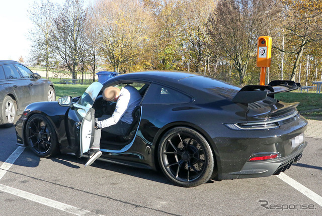 ポルシェ 911 GT3 次期型プロトタイプ(スクープ写真)