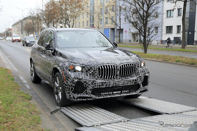 BMW X5 改良新型プロトタイプ(スクープ写真)