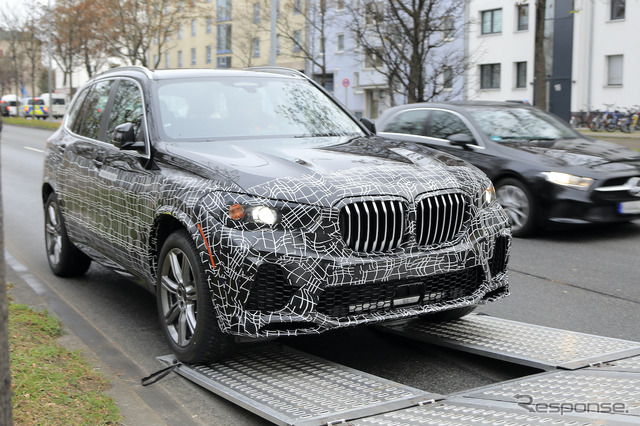 BMW X5 改良新型プロトタイプ(スクープ写真)