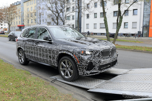BMW X5 改良新型プロトタイプ(スクープ写真)
