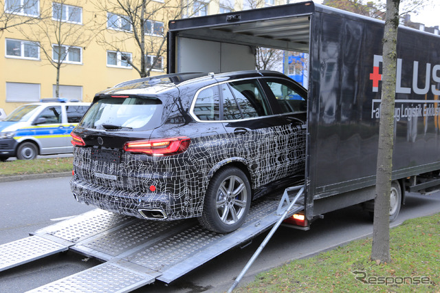 BMW X5 改良新型プロトタイプ(スクープ写真)