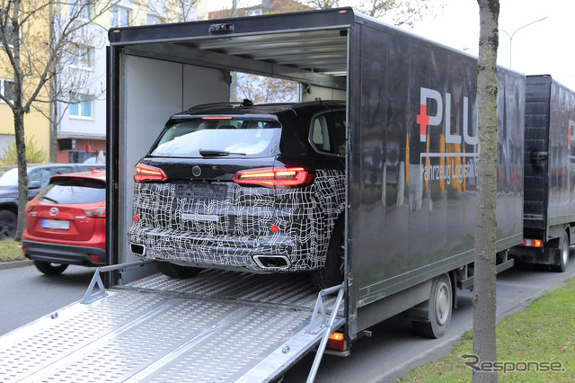 BMW X5 改良新型プロトタイプ(スクープ写真)
