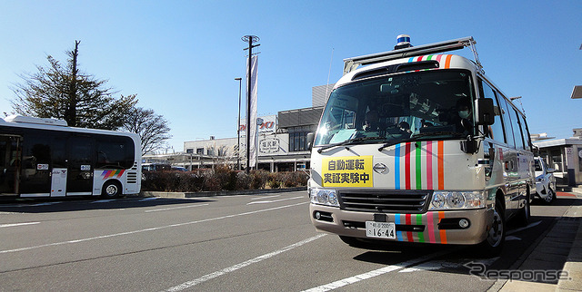 埼玉工業大学 自動運転AIバスによる「塩尻型次世代モビリティサービス実証プロジェクト」(2020年11月24~27日)