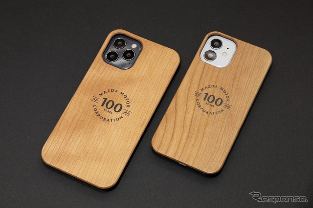 マツダ100th Anniv. Wood iPhoneケース iPhone12用