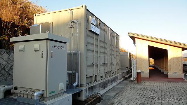 米倉山P2G(Power to Gas、山梨県甲府市下向山町3443-1)システム