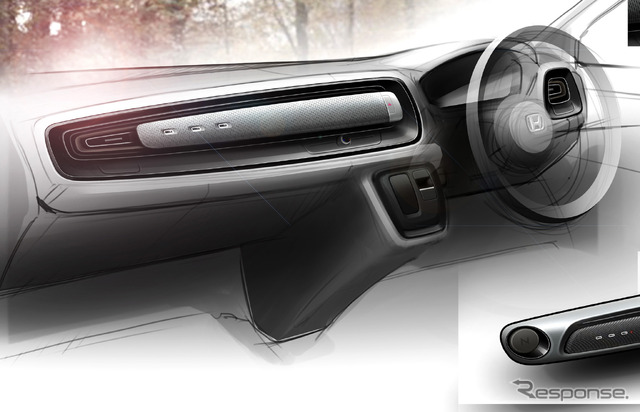 ホンダ N-ONE 新型のインテリアデザイン案