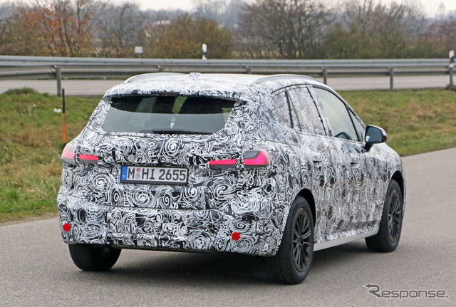 BMW 2シリーズ アクティブツアラー 次期型プロトタイプ(スクープ写真)