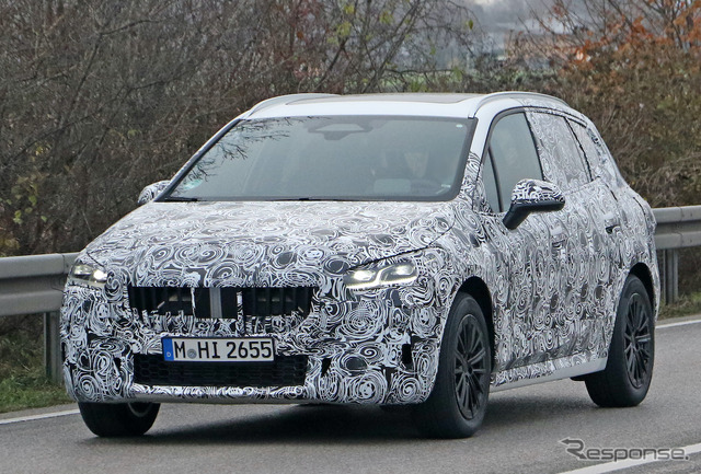 BMW 2シリーズ アクティブツアラー 次期型プロトタイプ(スクープ写真)