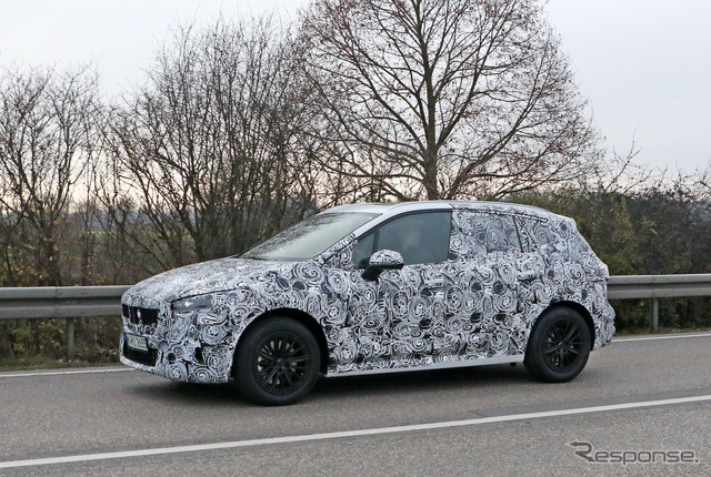BMW 2シリーズ アクティブツアラー 次期型プロトタイプ(スクープ写真)