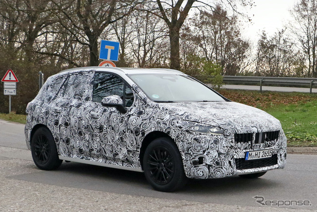 BMW 2シリーズ アクティブツアラー 次期型プロトタイプ(スクープ写真)