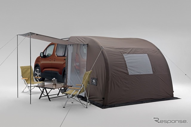プジョー リフター 新型】純正カーサイドタープ発売、エア
