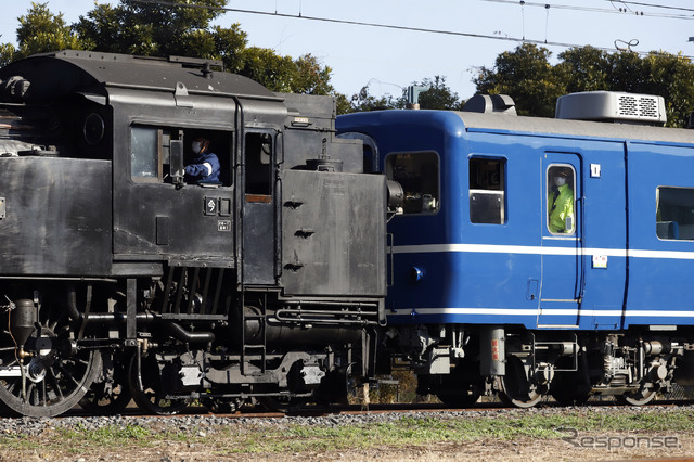 東武C11 325+C11 207重連