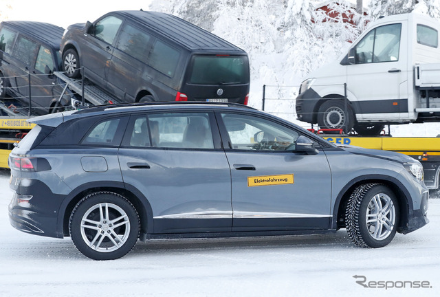 VW ID.6 市販型プロトタイプ(スクープ写真)