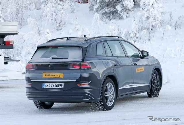 VW ID.6 市販型プロトタイプ(スクープ写真)