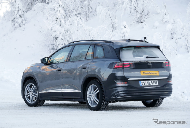 VW ID.6 市販型プロトタイプ(スクープ写真)