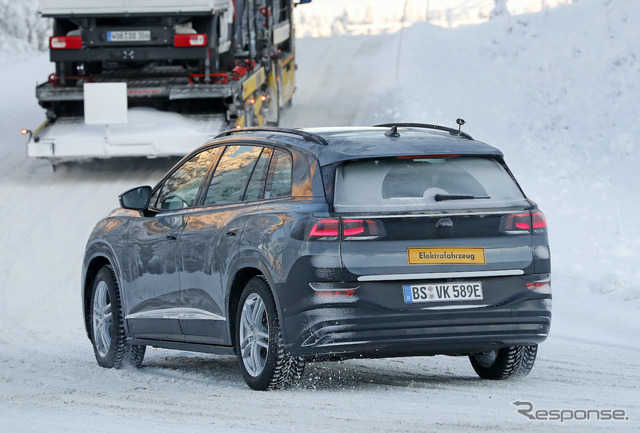 VW ID.6 市販型プロトタイプ(スクープ写真)