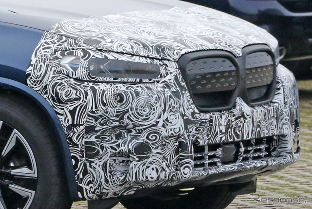 BMW iX3 改良新型プロトタイプ(スクープ写真)