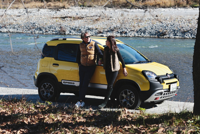 九島夫妻がFIAT Panda Cross 4×4で秩父ドライブ