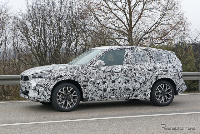 BMW X1 PHEV 次期型プロトタイプ(スクープ写真)