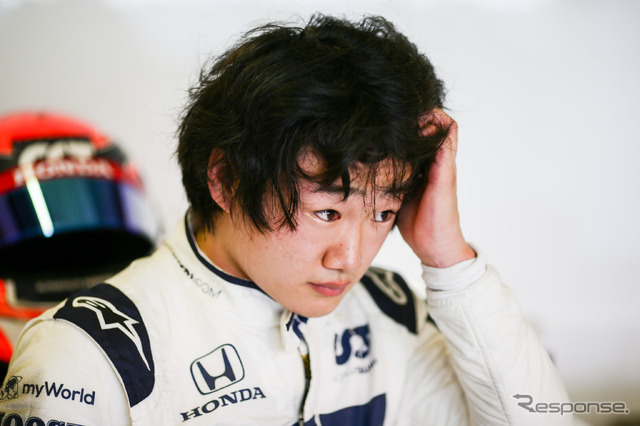 角田裕毅選手(F1アブダビ若手テスト)