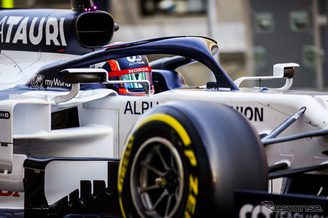 角田裕毅選手(F1アブダビ若手テスト)