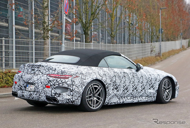 メルセデスAMG SLクラス 次期型プロトタイプ(スクープ写真)